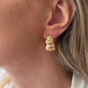 Brinco Friso Dourado