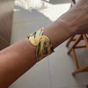 Bracelete Onda Dourado