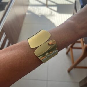 Bracelete Liso Dourado